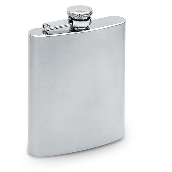 Illustrative logo placement on Slimmy Flask
