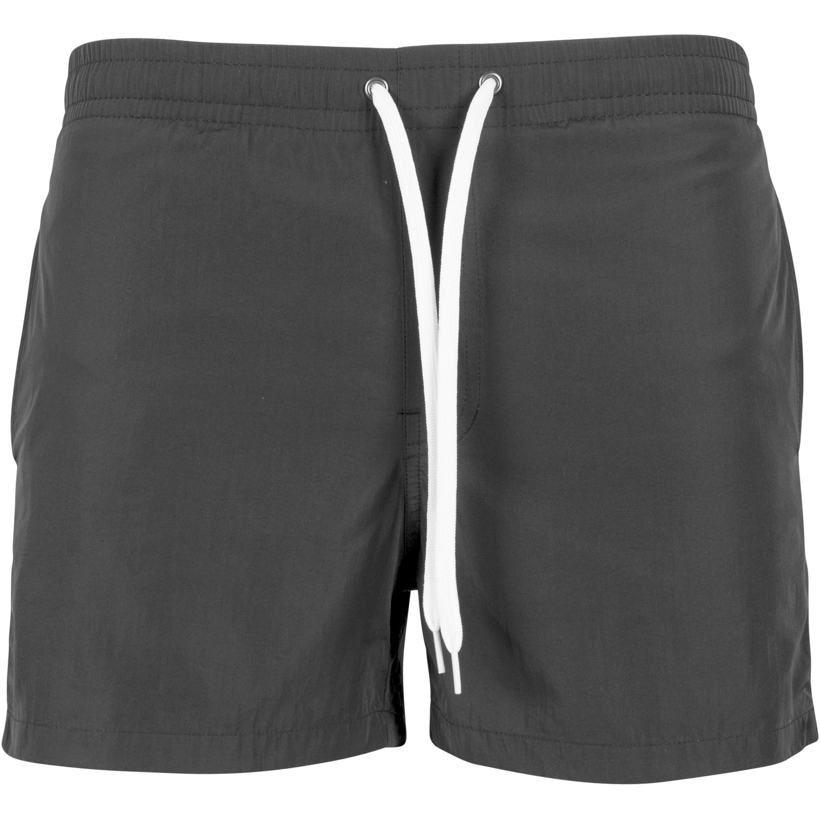Swim shorts in Black, front view