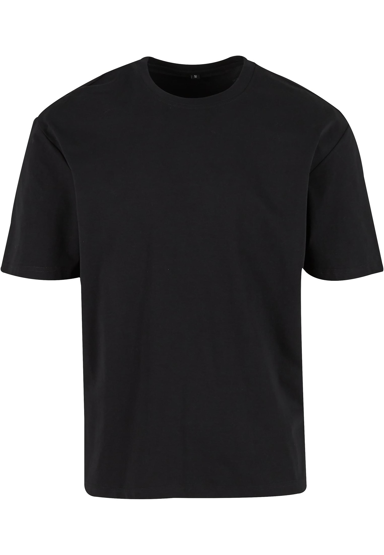 Sorona loose-fit tee in Black, front view