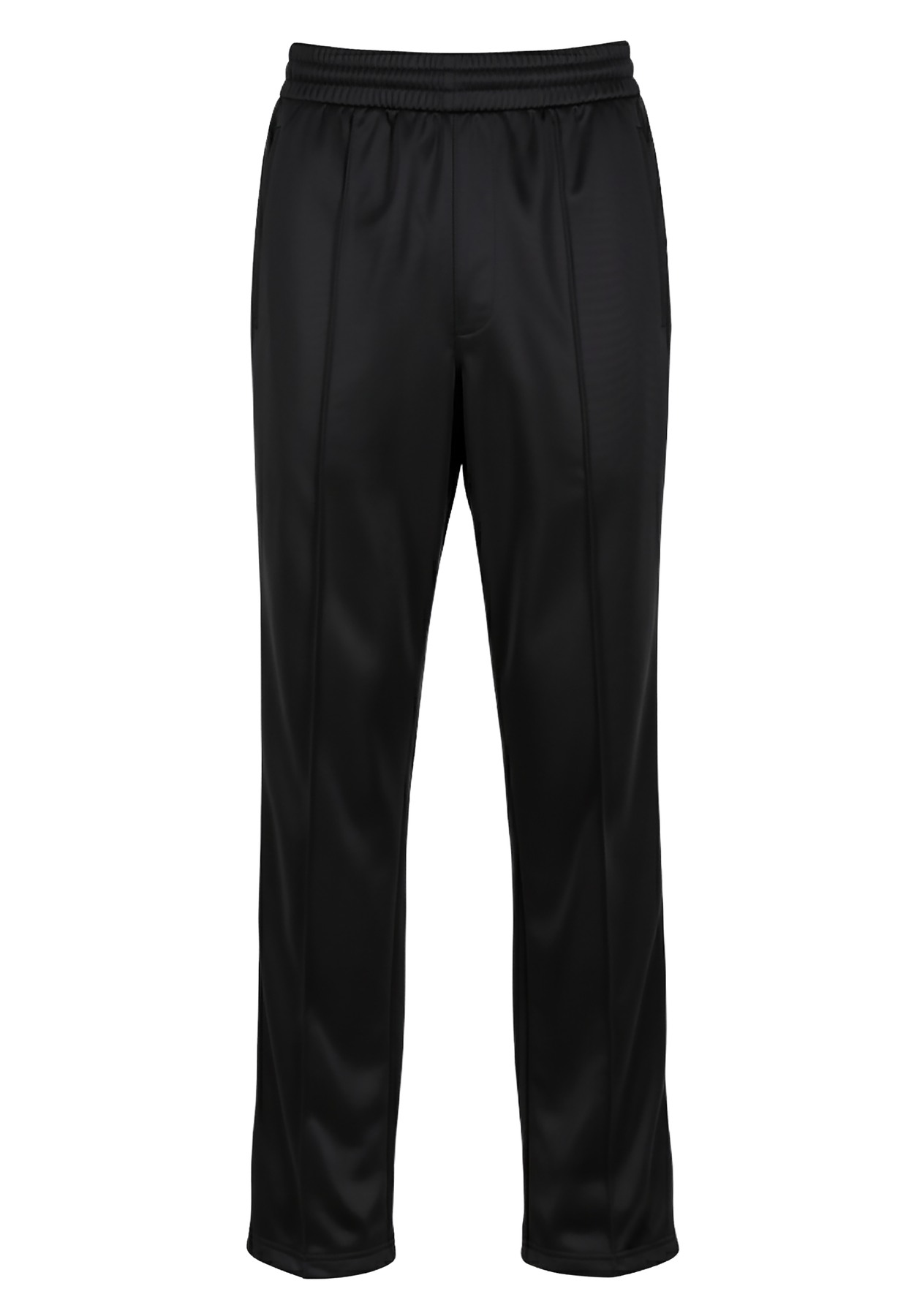 Tricot track pants in Black, front view