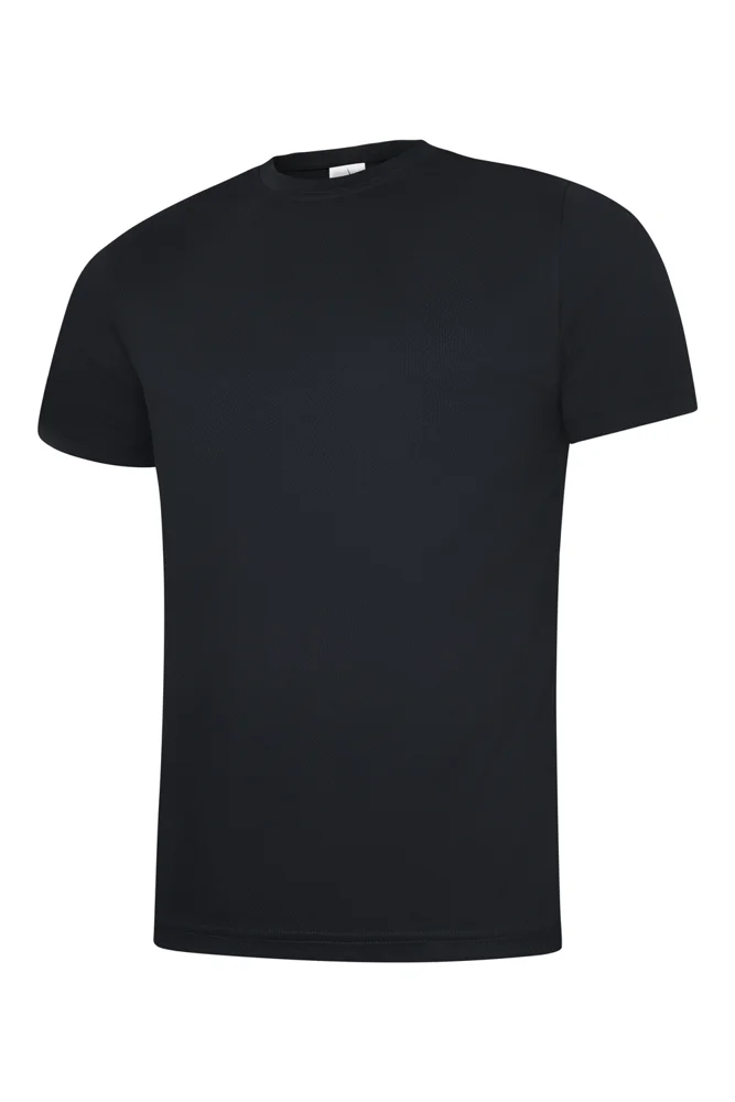 Uneek Mens Ultra Cool T-Shirt in Black