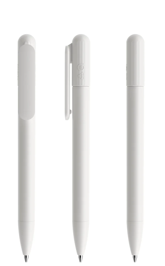 Prodir DS6S TMM Matt ballpoint pen in White matt
