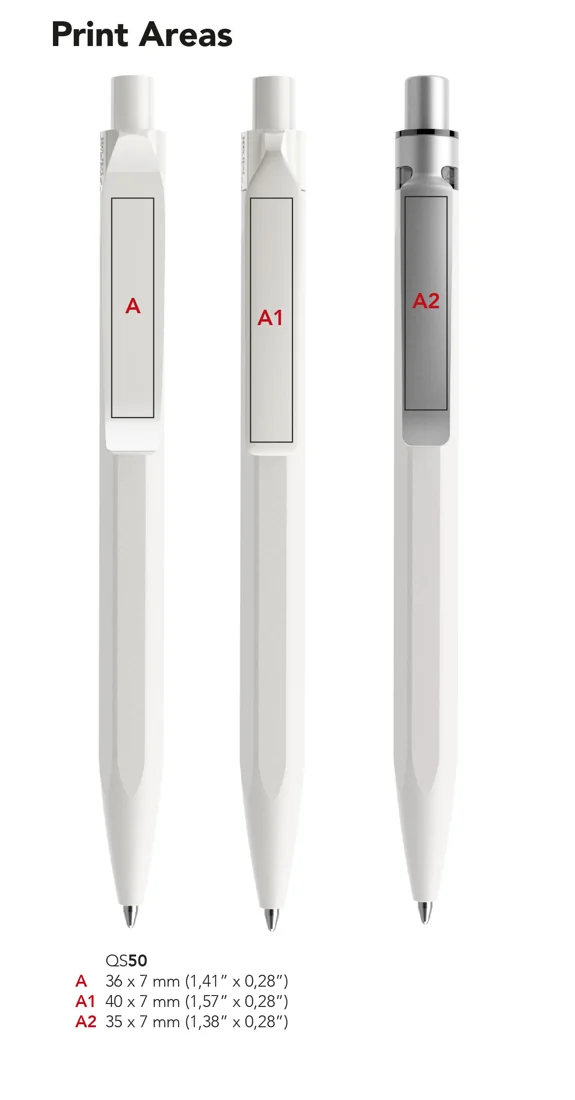 Prodir QS50 PRS Soft Touch Metal Clip ballpoint pen in Lemon Soft Touch