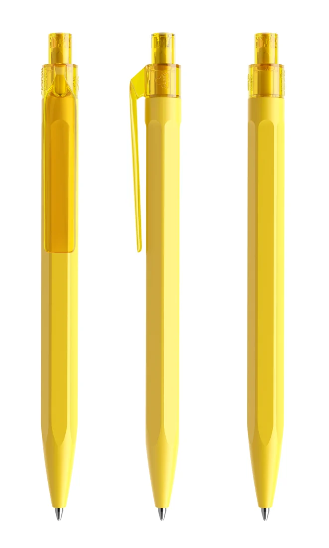 Prodir QS50 PMT Matt ballpoint pen in Lemon matt